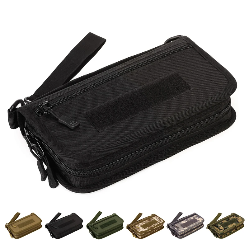 Men Wrist Bag Small Wallet Mobile Phone Purse Credit Holder Pouch Money Pack Military Assault Male Nylon Handy Clutch Bags
Men Wrist Bag Small Wallet Mobile Phone Purse Credit Holder Pouch Money Pack Military Assault Male Nylon Handy Clutch Bags