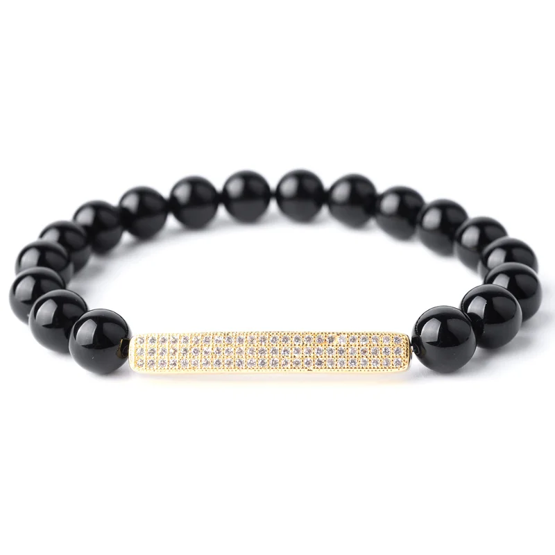 BOJIU Metal Accessory Natural Stone Long Tube Pave Zircon Beaded Elastic Bracelets MBC07
BOJIU Metal Accessory Natural Stone Long Tube Pave Zircon Beaded Elastic Bracelets MBC07