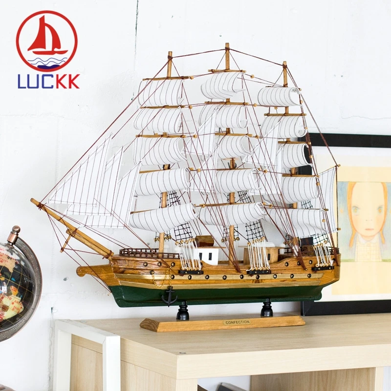 LUCKK 60CM Handmade Retro Wooden Model Ship Home Interior Decoration Living Room Wood Craft Nautical Sea Ornaments Accessories
LUCKK 60CM Handmade Retro Wooden Model Ship Home Interior Decoration Living Room Wood Craft Nautical Sea Ornaments Accessories