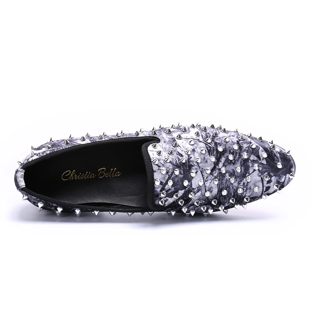 Christia Bella Brand Designer Leather Prom and Party Men Dress Shoes Male's Loafers New Arrival Men Full Rivet Flat Shoes Nigth
Christia Bella Brand Designer Leather Prom and Party Men Dress Shoes Male's Loafers New Arrival Men Full Rivet Flat Shoes Nigth