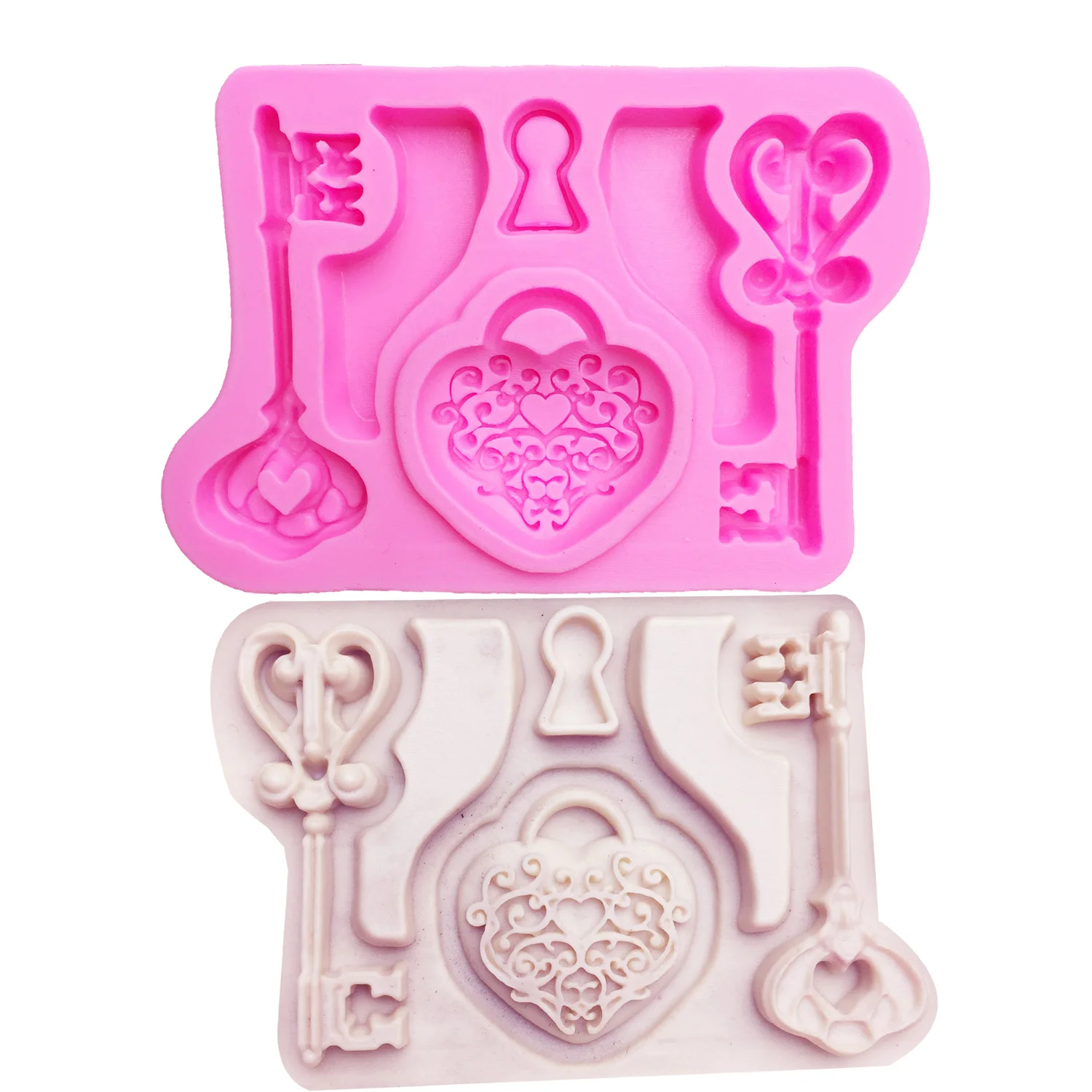 M0712 Lock silicone Love shape key fondant silicone mold for cake decorating tools cooking Sugarcraft
M0712 Lock silicone Love shape key fondant silicone mold for cake decorating tools cooking Sugarcraft