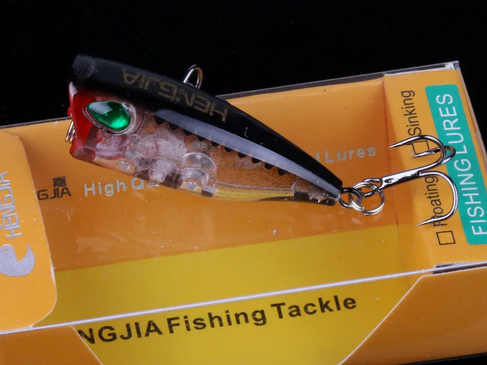 1pcs New Fishing Lure Popper Lure Hard Plastic Bait 10# Hook Fishing Wobblers Colorful Isca Artificial Swimbait 4cm 3.5g
1pcs New Fishing Lure Popper Lure Hard Plastic Bait 10# Hook Fishing Wobblers Colorful Isca Artificial Swimbait 4cm 3.5g