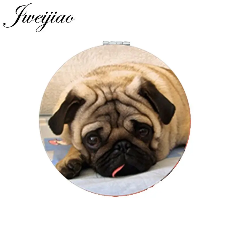 JWEIJIAO Pug Dogs Art Photo Mini Makeup Mirror moive Pet Dog Folding 1X/2X Magnifying Portable Round Hand Compact Mirrors Gift
JWEIJIAO Pug Dogs Art Photo Mini Makeup Mirror moive Pet Dog Folding 1X/2X Magnifying Portable Round Hand Compact Mirrors Gift