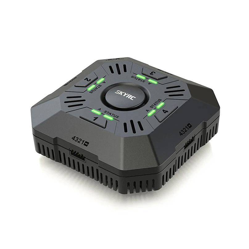E4Q DC Multi Balance Charger 4ports 2S 3S 4S LiPo Battery Smart Charger with XT60 Connector LED Indicator 2A / 3A /5A Current
E4Q DC Multi Balance Charger 4ports 2S 3S 4S LiPo Battery Smart Charger with XT60 Connector LED Indicator 2A / 3A /5A Current