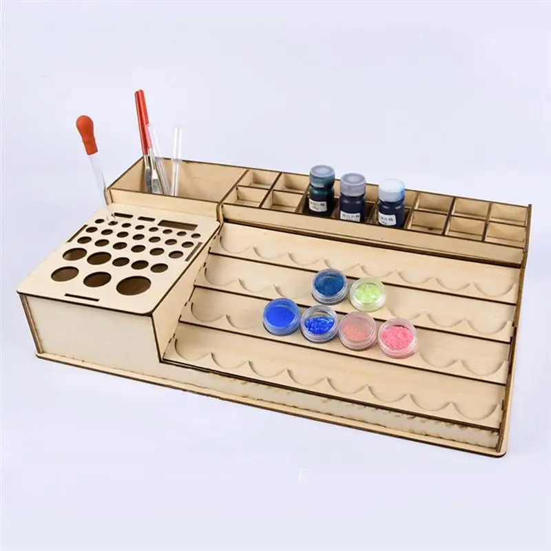 Wooden Cosmetic Makeup Organizer Tattoo Paint Bottles Display Rack Brushes Holder Stand Epoxy Microblading Storage Model Tool
Wooden Cosmetic Makeup Organizer Tattoo Paint Bottles Display Rack Brushes Holder Stand Epoxy Microblading Storage Model Tool