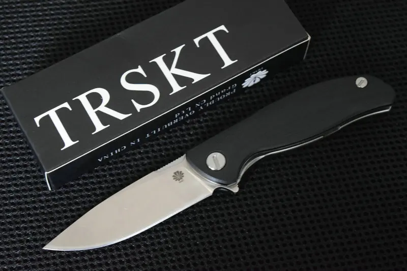 Trskt F3 Tactical Folding Knife Ball Bearings Flipper 30 EVO 9CR18 Blade G10 + Steel Handle outdoor Hunt Camping Survival Knives
Trskt F3 Tactical Folding Knife Ball Bearings Flipper 30 EVO 9CR18 Blade G10 + Steel Handle outdoor Hunt Camping Survival Knives