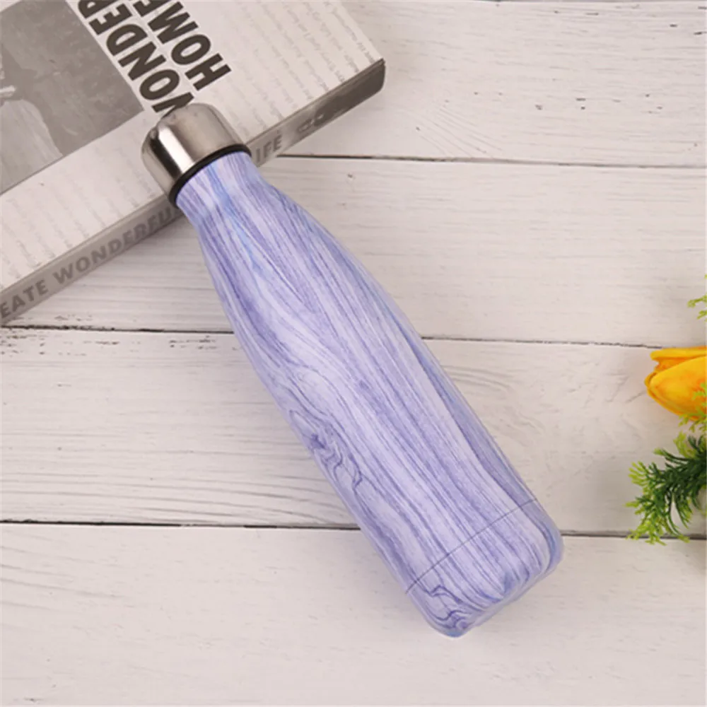 Colorful Wooden Texture Printed Water Bottle 500ml High Quality Thermos Vacuum Insulated Sport Drink Bottle Portable Cup
Colorful Wooden Texture Printed Water Bottle 500ml High Quality Thermos Vacuum Insulated Sport Drink Bottle Portable Cup