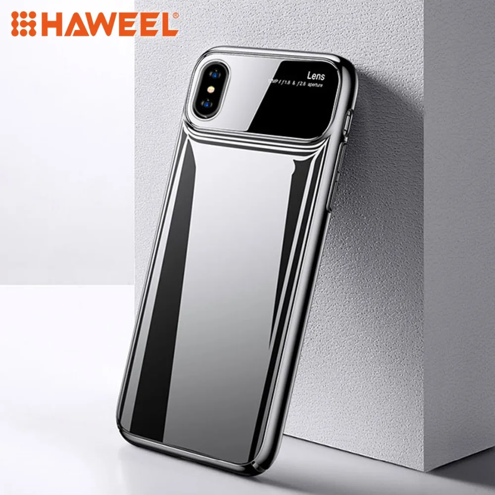 HAWEEL Phone Case for iPhone X / XS / XS Max /XR Magic Mirror Series Shockproof PC + Glass Protective Case Protective Cover
HAWEEL Phone Case for iPhone X / XS / XS Max /XR Magic Mirror Series Shockproof PC + Glass Protective Case Protective Cover