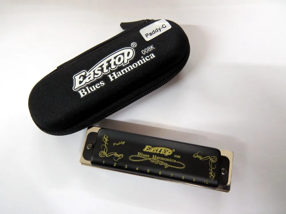 EASTTOP organ T008K Blues harp key of Paddy C blues профессиональная Губная гармошка с 10 отверстиями