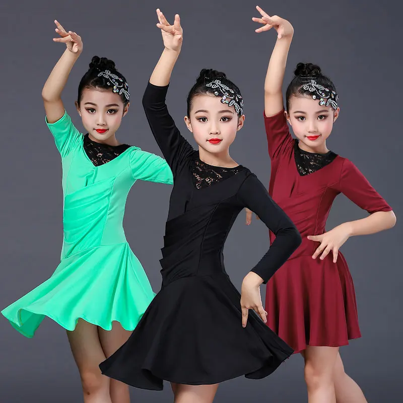 Girl short Sleeves Lace Standard Latin Dance Dress Children Ballroom Dance Dresses Kids Salsa Rumba Cha Cha Samba Tango Dress
Girl short Sleeves Lace Standard Latin Dance Dress Children Ballroom Dance Dresses Kids Salsa Rumba Cha Cha Samba Tango Dress