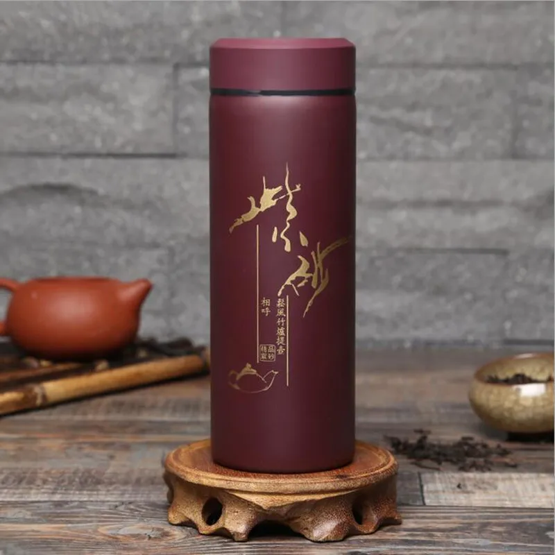 New Stylish Purple Clay Inner Thermo Insulation Termo Kung Fu Thermos Vacuum Cup Coffee High-grade Ideal Gift
New Stylish Purple Clay Inner Thermo Insulation Termo Kung Fu Thermos Vacuum Cup Coffee High-grade Ideal Gift