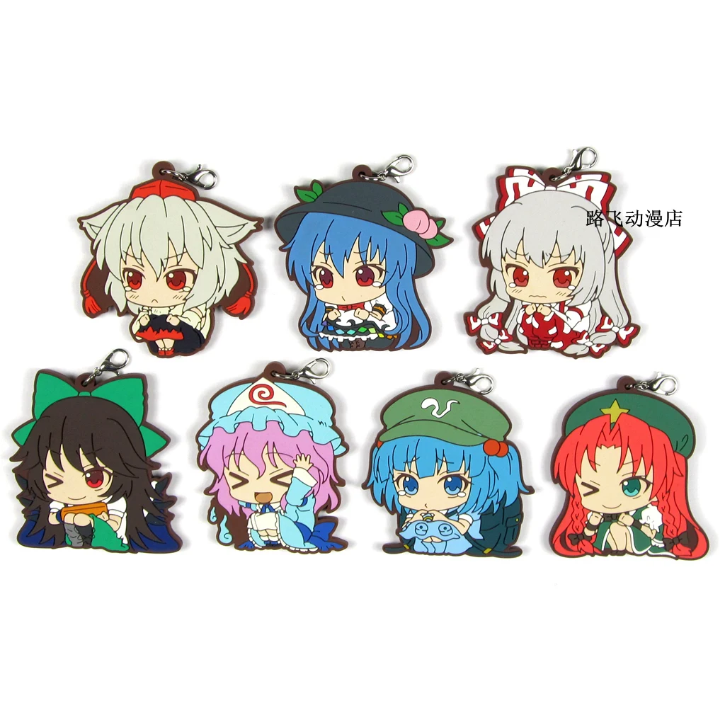 Экшн фигурка Rumia Hakurei Reimu Kirisame Marisa Saigyouji Yuyuko аниме модель брелок Подвеска подарки 6