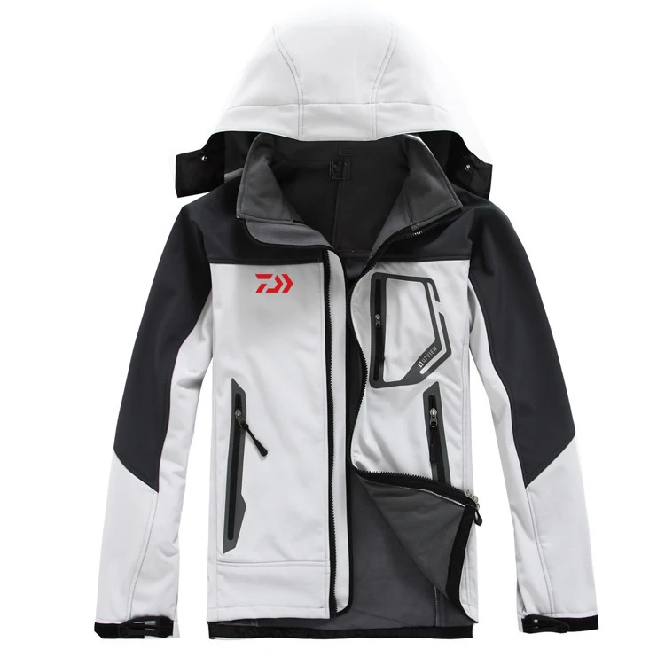 New DAIWA Fishing Jacket Autumn Winter Fleece Warm Hiking Camping Fishing Clothing Men Waterproof Hooded Fishing Clothes
New DAIWA Fishing Jacket Autumn Winter Fleece Warm Hiking Camping Fishing Clothing Men Waterproof Hooded Fishing Clothes