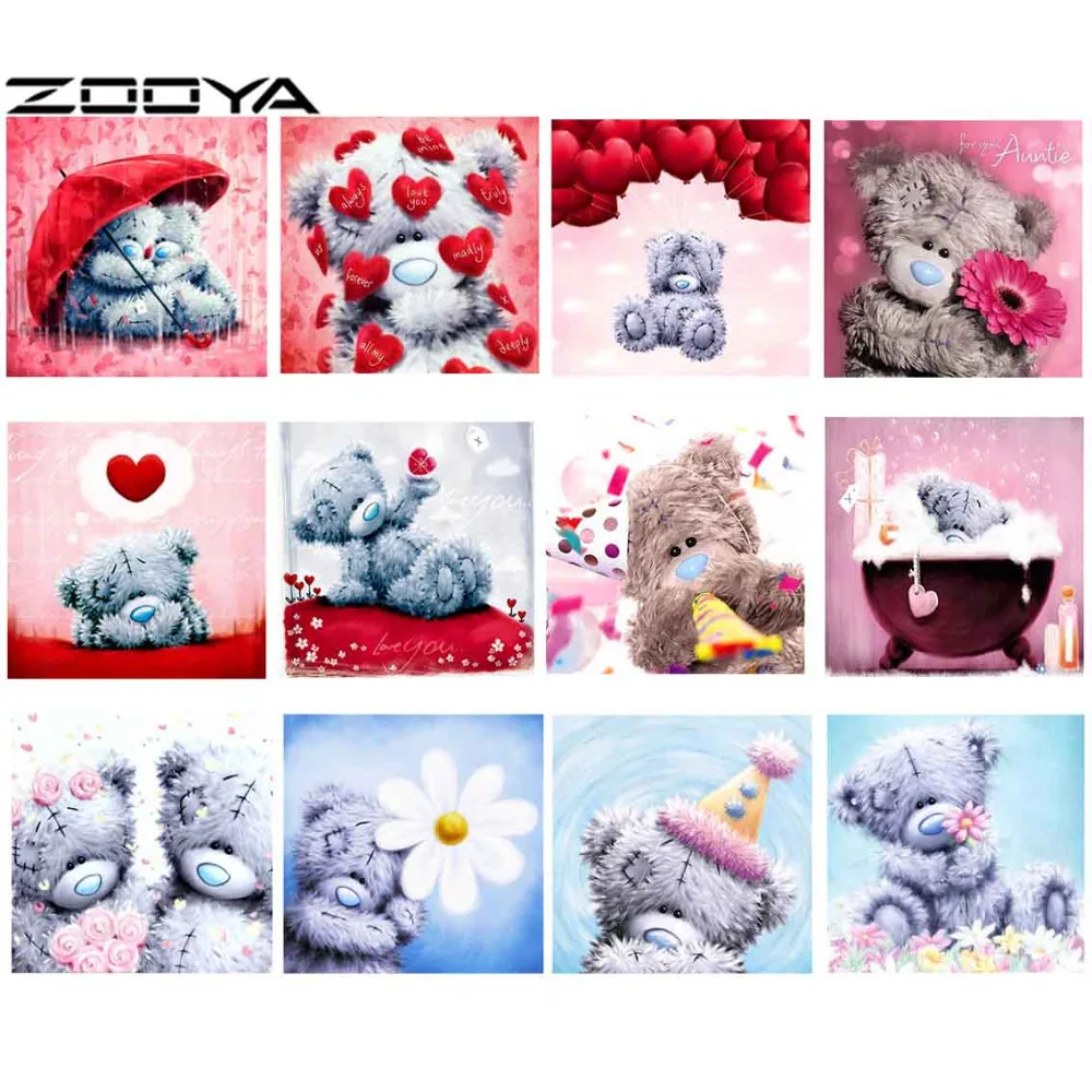 Алмазная картина ZOOYA 5D DIY полная вышивка стразы алмазная Вышивка крестиком