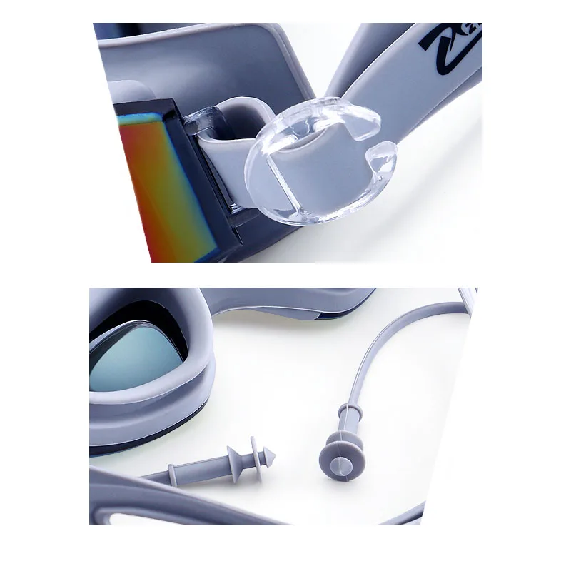 Adults Swim Eyewear with cap Ear Plug Nose Clip set Professional Sports Diving Goggles Colorful anti-fog Swimmming Glasses
Adults Swim Eyewear with cap Ear Plug Nose Clip set Professional Sports Diving Goggles Colorful anti-fog Swimmming Glasses