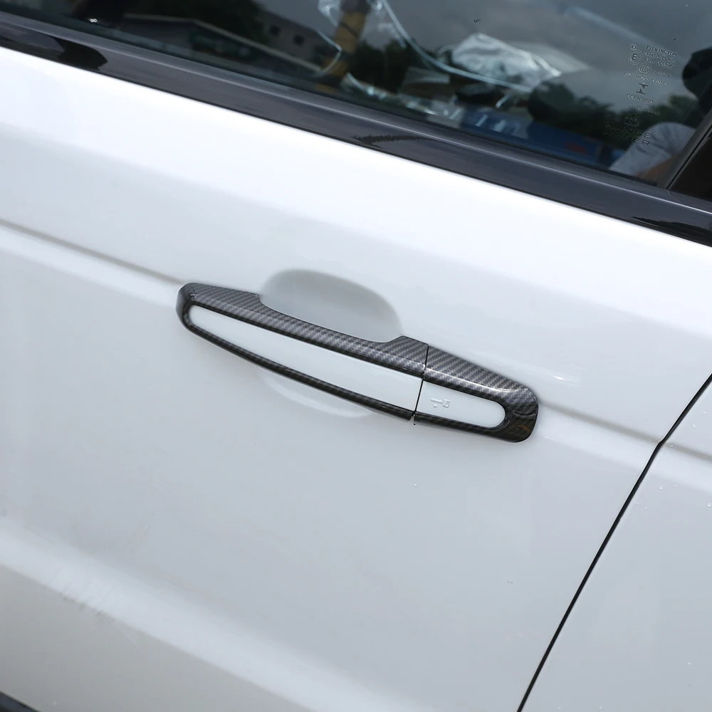 Carbon fiber Door Handle Trim For Range Rover Evoque 12-16 RR Sport 14-16 For Land Rover Discovery Sport 15-16 Accessories 8pcs
Carbon fiber Door Handle Trim For Range Rover Evoque 12-16 RR Sport 14-16 For Land Rover Discovery Sport 15-16 Accessories 8pcs