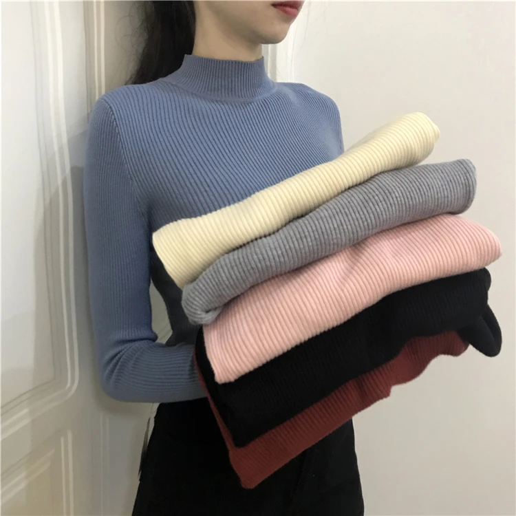 Women Sweater New Turtleneck Pullover Winter Tops Solid Cashmere Sweater Autumn Female Sweater G100
Women Sweater New Turtleneck Pullover Winter Tops Solid Cashmere Sweater Autumn Female Sweater G100