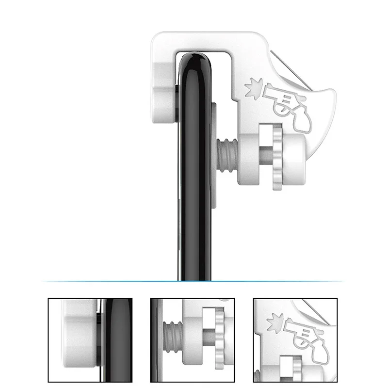 1 Pair Phone Holder Gamepad Trigger Fire Button Smart Phone Joysticks Games Controller for PUBG ND998
1 Pair Phone Holder Gamepad Trigger Fire Button Smart Phone Joysticks Games Controller for PUBG ND998