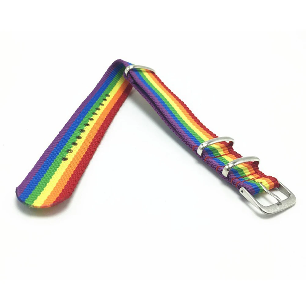 HOT 14/16/18/20/22/24mm Rainbow Colorful Nylon Watch Strap Wrist Band Replacement
HOT 14/16/18/20/22/24mm Rainbow Colorful Nylon Watch Strap Wrist Band Replacement