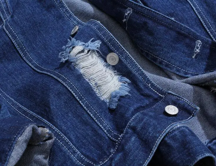 Rlyaeiz 2019 Spring Casual Denim Jacket Men Autumn Fashion Holes Denim Clothing Male Single Breasted Cowboy Jackets Coats
Rlyaeiz 2019 Spring Casual Denim Jacket Men Autumn Fashion Holes Denim Clothing Male Single Breasted Cowboy Jackets Coats