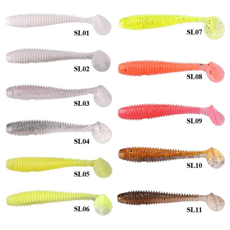 TAF 12Pcs 8.75cm/4g T-Tail Soft Baits Silicone Fishing Lure Pesca Isca Artificial Bait Trout Carp Leurre Peche Fly Fish Tackle
TAF 12Pcs 8.75cm/4g T-Tail Soft Baits Silicone Fishing Lure Pesca Isca Artificial Bait Trout Carp Leurre Peche Fly Fish Tackle