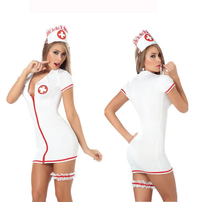 Белье Медсестра сексуальный костюм комплект Babydoll Спальня медовый месяц Косплэй