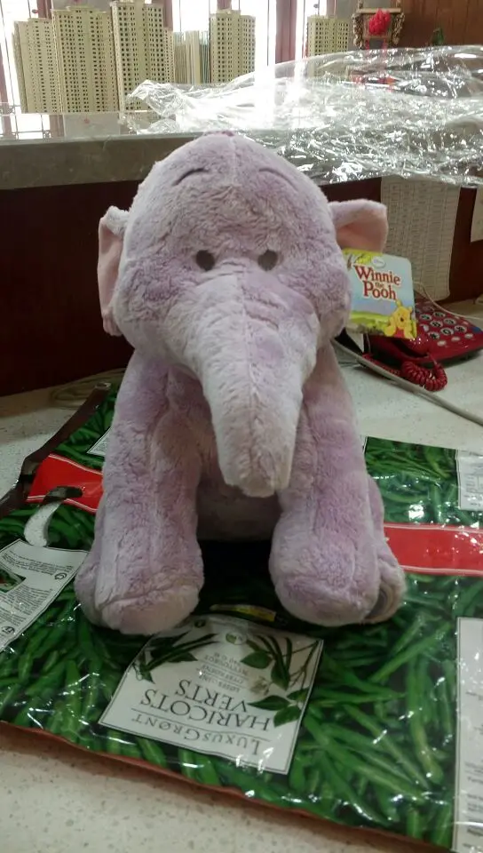 Authentic Lumpy Purple Elephant Cute Soft Stuff Plush Toy Baby Birthday Gift Plush Toy Gift 33CM
Authentic Lumpy Purple Elephant Cute Soft Stuff Plush Toy Baby Birthday Gift Plush Toy Gift 33CM