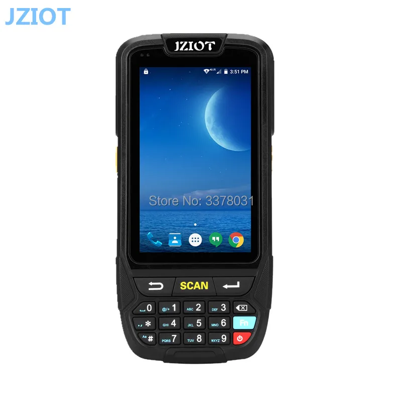 Недорогой Фабричный ручной лазерный сканер штрих-кодов PDA на Android 2D с Wi-Fi Bluetooth 4G