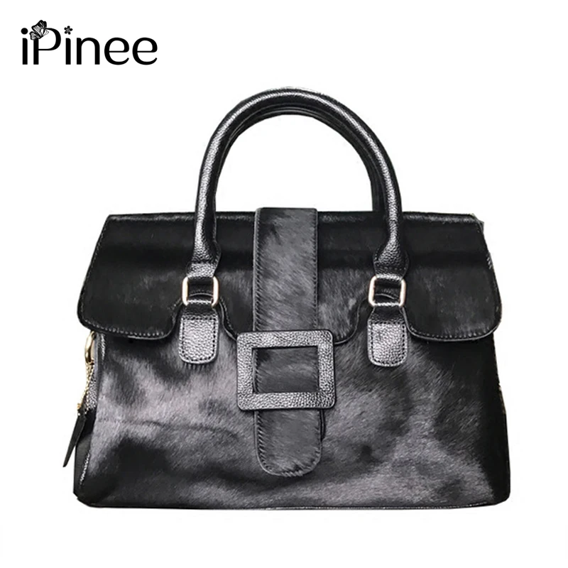 iPinee New Winter Classic leather Women Shoulder Bags Horse hair Top-handle Bags Messenger Bags bolsa
iPinee New Winter Classic leather Women Shoulder Bags Horse hair Top-handle Bags Messenger Bags bolsa