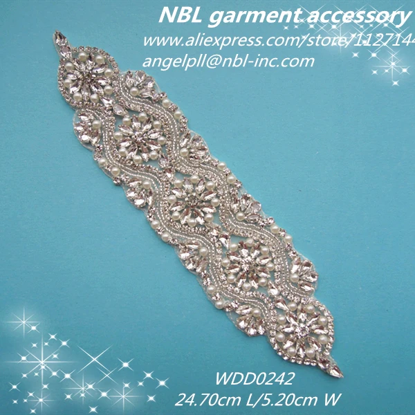 crystal bridal beaded patch rhinestone applique for wedding evening dress DIY iron on sash WDD0242
crystal bridal beaded patch rhinestone applique for wedding evening dress DIY iron on sash WDD0242