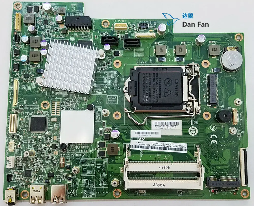 Для Lenovo E93Z S800 S850 AIO материнская плата PIB85S/TRIPOLI 12102-1 48.3KR06.011 материнская плата 100% протестированная полностью работает
Для Lenovo E93Z S800 S850 AIO материнская плата PIB85S/TRIPOLI 12102-1 48.3KR06.011 материнская плата 100% протестированная полностью работает