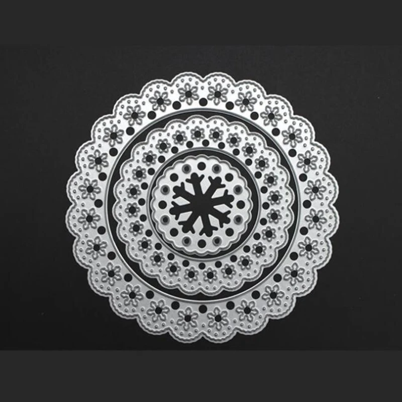 YLCD493 Round Flower Lace Metal Cutting Dies For Scrapbooking Stencils DIY Album Cards Decoration Embossing Folder Die Cuts Mold
YLCD493 Round Flower Lace Metal Cutting Dies For Scrapbooking Stencils DIY Album Cards Decoration Embossing Folder Die Cuts Mold