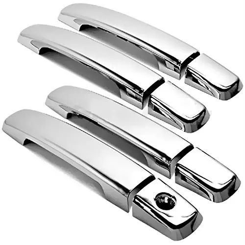 Chrome 4 Doors Handle Cover W/O Passenger Side Keyhole No Smart Key Hole for 07-12 Nissan Sentra
Chrome 4 Doors Handle Cover W/O Passenger Side Keyhole No Smart Key Hole for 07-12 Nissan Sentra