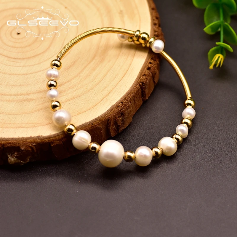 XlentAg Original Design Handmade Fresh Water Pearl Gift Party Gift Birthday Summer Bangle Fine Jewelry Accesorios Mujer GB0156
XlentAg Original Design Handmade Fresh Water Pearl Gift Party Gift Birthday Summer Bangle Fine Jewelry Accesorios Mujer GB0156