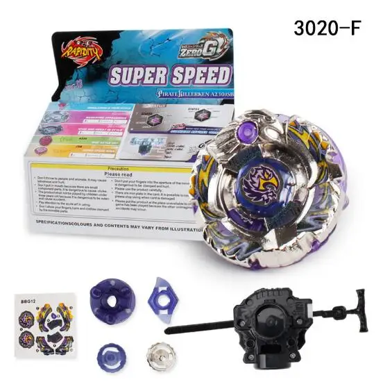 

B-X TOUPIE BURST BEYBLADE Spinning Top ZeroG BBG12 Rcher Gryph C145S Super Speed Rapidity 4D Metal Fight Toys