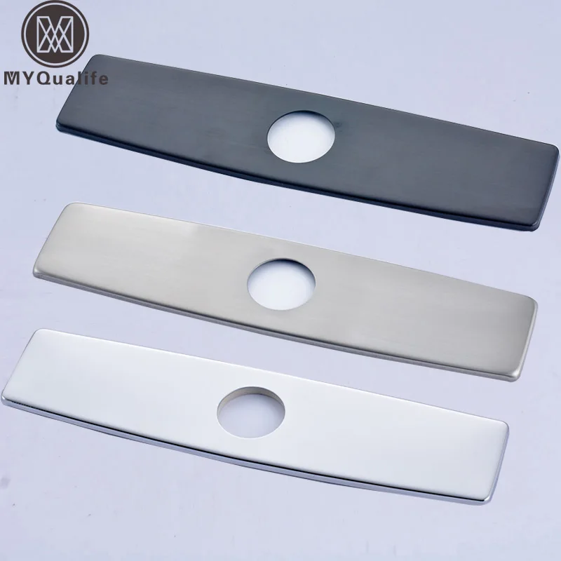 Free Shipping 10 inch Bathroom Kitchen Sink Faucet Hole Decorate Plate Escutcheon Deck Cover Chrome/Nickel/Black Color
Free Shipping 10 inch Bathroom Kitchen Sink Faucet Hole Decorate Plate Escutcheon Deck Cover Chrome/Nickel/Black Color