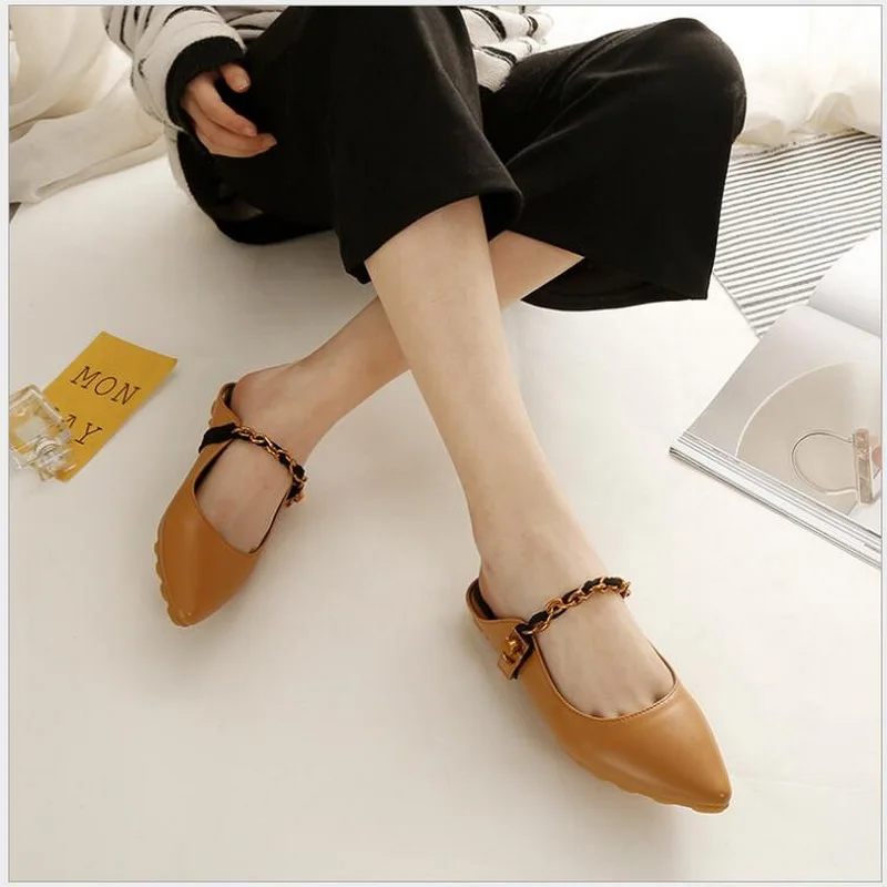 RUSHIMAN Brand 2018 Spring Summer casual Baotou Flat Woman Slippers Woman Flip Flops Slip On Loafers Mules
RUSHIMAN Brand 2018 Spring Summer casual Baotou Flat Woman Slippers Woman Flip Flops Slip On Loafers Mules