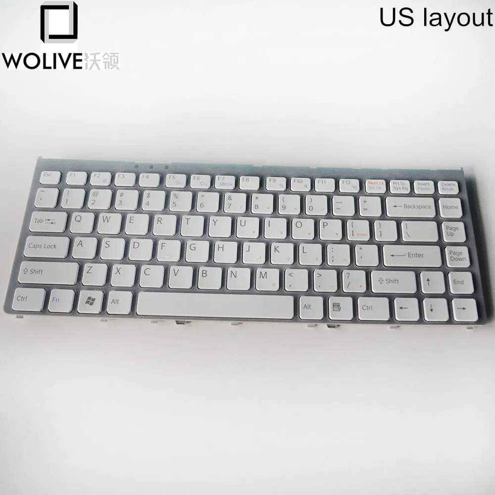 Wolive New US English laptop Keyboard for Sony Vaio VGNFW 30B VGN-FW31M FW11E FW11M FW21L FW21E FW21M FW31E FW31M silver
Wolive New US English laptop Keyboard for Sony Vaio VGNFW 30B VGN-FW31M FW11E FW11M FW21L FW21E FW21M FW31E FW31M silver
