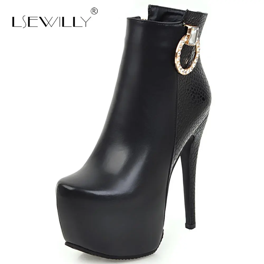 Lsewilly Brand Designer Charming Ankle Boots Side Zip Winter Boots On The Platform Sexy Super High Heel Bar Women Shoes S765
Lsewilly Brand Designer Charming Ankle Boots Side Zip Winter Boots On The Platform Sexy Super High Heel Bar Women Shoes S765