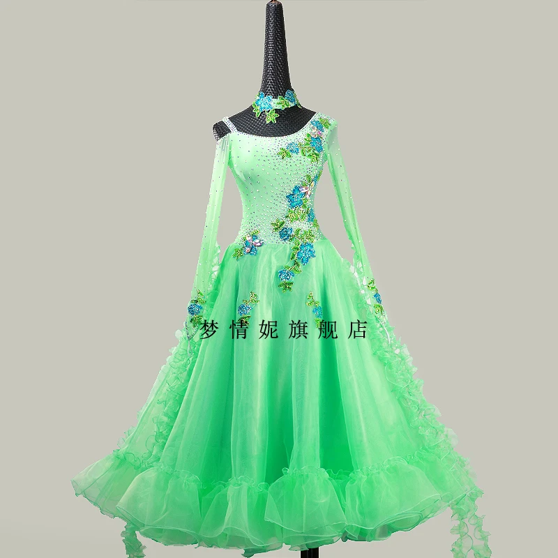 Customize New ballroom dance dress standard ballroom waltz dresses ballroom dance competition dresses custom made MD1121
Customize New ballroom dance dress standard ballroom waltz dresses ballroom dance competition dresses custom made MD1121