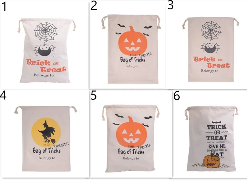 20pcs DHL New 4 style Halloween Wholesale Canvas Cotton Drawstring Children Candy Gifts Bag Party Pumpkin Bag
20pcs DHL New 4 style Halloween Wholesale Canvas Cotton Drawstring Children Candy Gifts Bag Party Pumpkin Bag