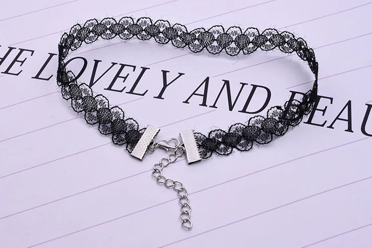 New cheap Black white Lace Velvet Choker Necklace punk Retro Gothic Elastic Chocker Necklaces For Women Gift free shipping
New cheap Black white Lace Velvet Choker Necklace punk Retro Gothic Elastic Chocker Necklaces For Women Gift free shipping