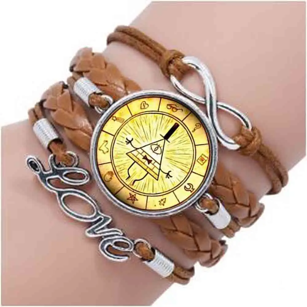 8 color leather bracelet Steampunk Drama Cartoon Cute Yellow Men 1pcs/lot mens handmade jewelry friends gift
8 color leather bracelet Steampunk Drama Cartoon Cute Yellow Men 1pcs/lot mens handmade jewelry friends gift