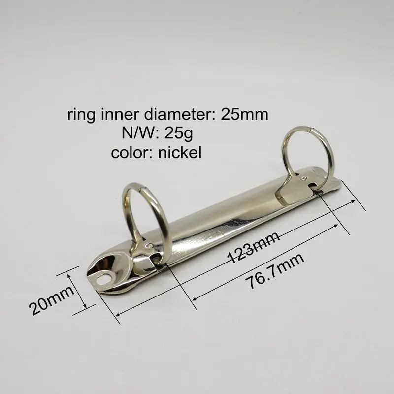 Silver paper file ring binder mechanism files classification loose-leaf binder ring binder folders craft photo binder clip
Silver paper file ring binder mechanism files classification loose-leaf binder ring binder folders craft photo binder clip