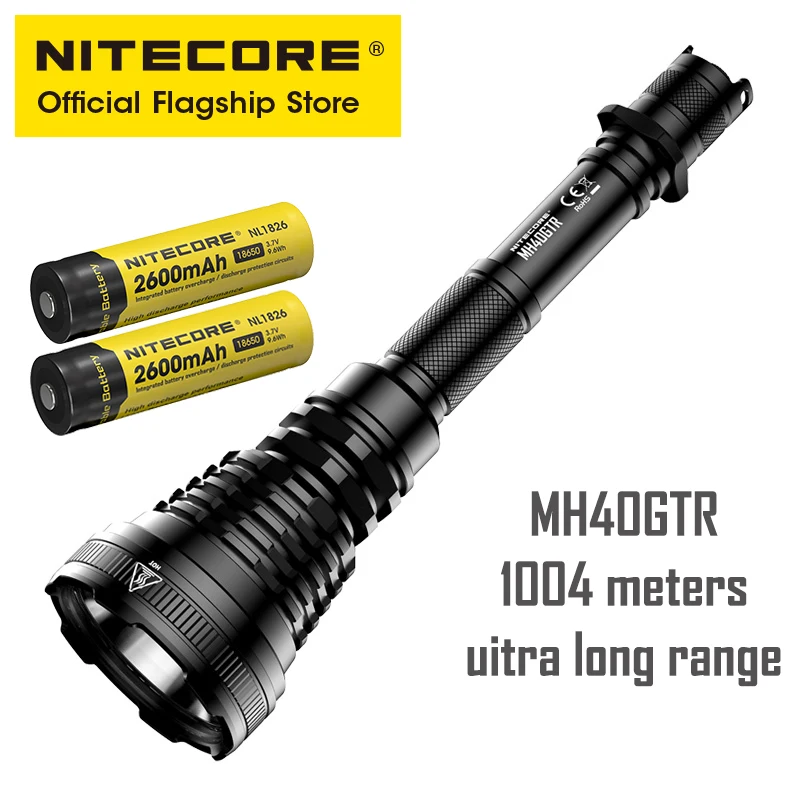 NITECORE MH40GTR с высоким уровнем светильник большой дальности прямого заряда зонд