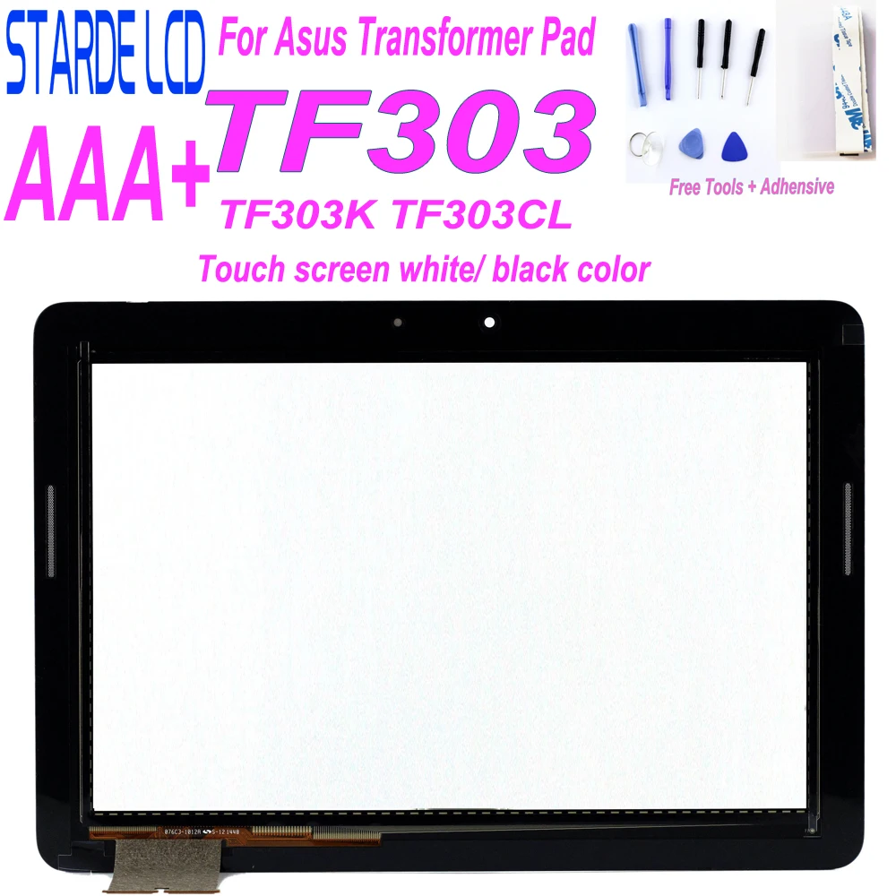 AAA+ for Asus Transformer Pad TF303 TF303K TF303CL K014 Touch Screen Digitizer Glass Sensor Panel Parts Tablet PC Replacement
AAA+ for Asus Transformer Pad TF303 TF303K TF303CL K014 Touch Screen Digitizer Glass Sensor Panel Parts Tablet PC Replacement