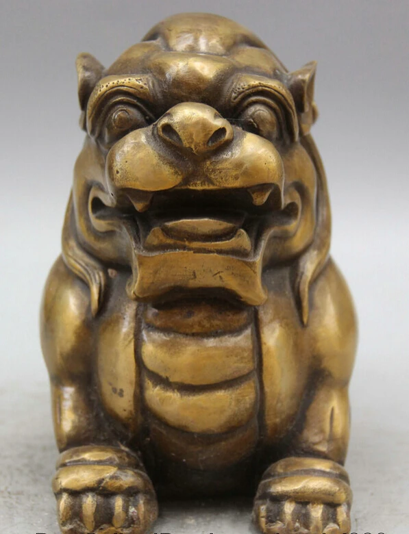 song voge gem S1758 8" Chinese Copper Animal Fengshui Beast Pi Xiu Unicorn Sculpture Statue
song voge gem S1758 8" Chinese Copper Animal Fengshui Beast Pi Xiu Unicorn Sculpture Statue