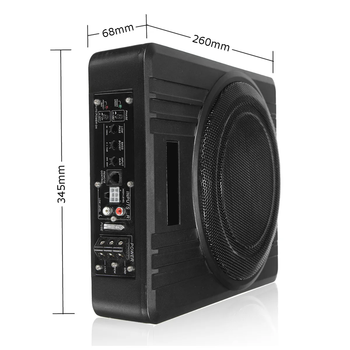 KROAK 10 Inch 600W Car Woofer Car Audio Slim Under Seat Active Subwoofer Bass Amplifier Speaker Amplifier Subwoofers Woofer
KROAK 10 Inch 600W Car Woofer Car Audio Slim Under Seat Active Subwoofer Bass Amplifier Speaker Amplifier Subwoofers Woofer