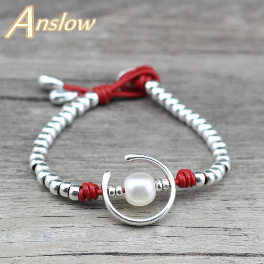 Anslow Hot Sale New Design Fashion Jewelry Sea Shell Pearl Handmade Elegant Women Leather Bracelets Men Christmas LOW0639LB
Anslow Hot Sale New Design Fashion Jewelry Sea Shell Pearl Handmade Elegant Women Leather Bracelets Men Christmas LOW0639LB