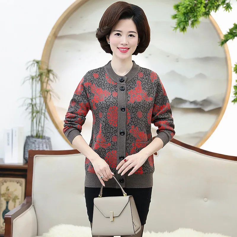 New arrival 2018 women's vintage pattern sweater cardigan coat autumn winter female buttons up cardigan floral knit coat outwear
New arrival 2018 women's vintage pattern sweater cardigan coat autumn winter female buttons up cardigan floral knit coat outwear